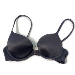 Victorias Secret Women’s Grey Very Sexy Push Up T Shirt Bra, Size 34B
